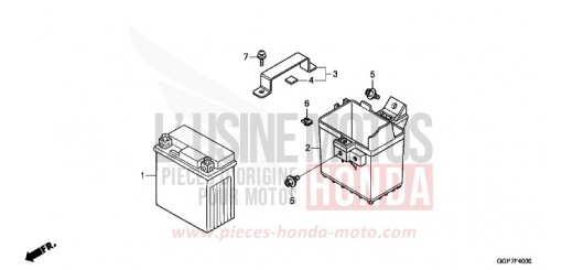 BATTERIE (NSC50/MPD/WH) NSC50E de 2014